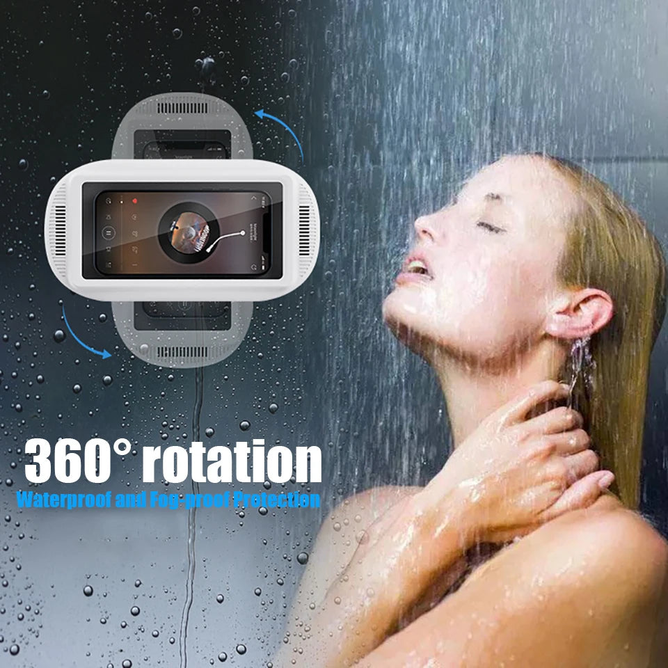 HouseAura™ Waterproof Bathroom Wall Phone Case