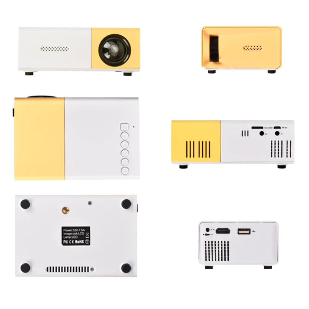 Aura Vision™ Portable Mini HD Projector
