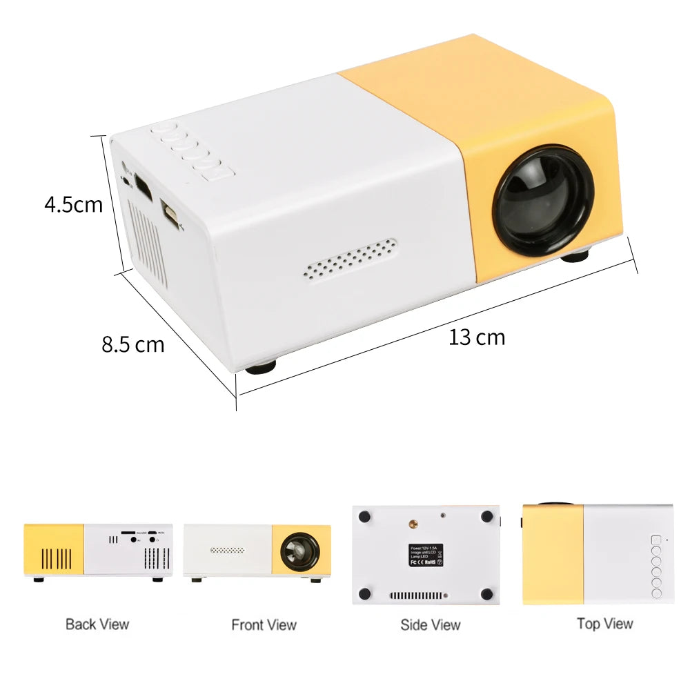Aura Vision™ Portable Mini HD Projector