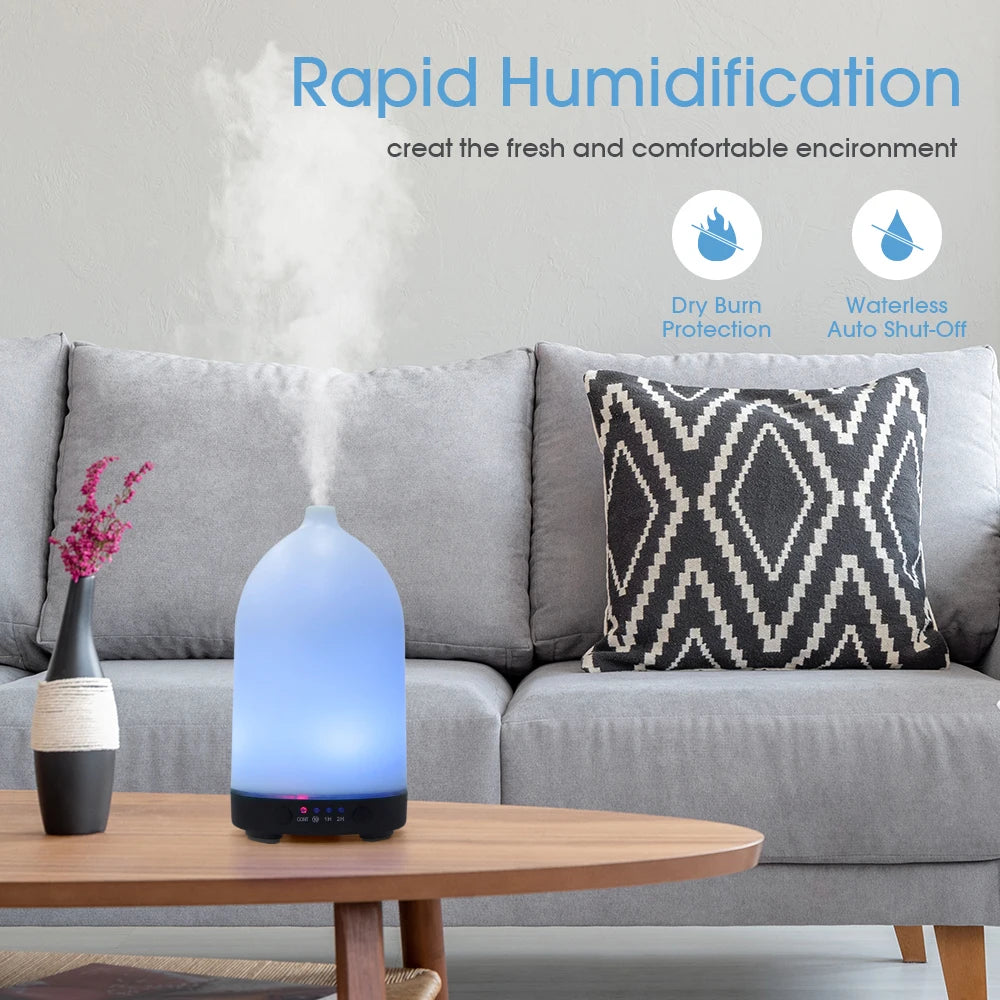 Aura Mist™ Desktop Diffuser & Ambient Flame Lamp 100ML