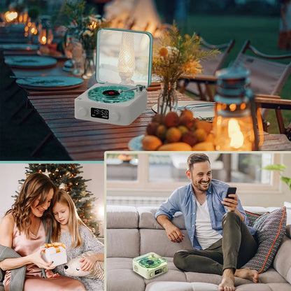 Aura Beats™ Mini Retro Bluetooth Speaker