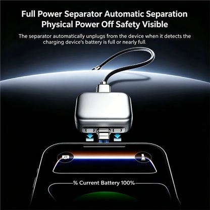 HouseAura™ 140W Smart Auto-Disconnect USB-C Adapter
