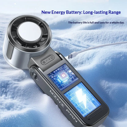 Aura Chill™ Portable Ice-Cooling Handheld Fan
