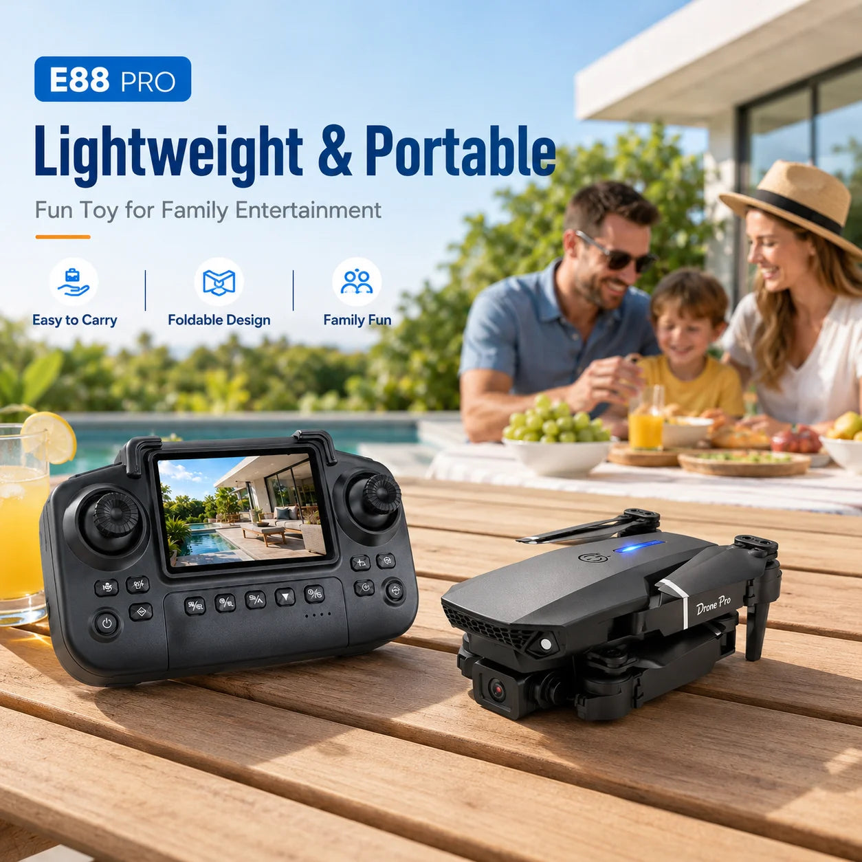 Aura Glide™ Mini FPV Drone with HD Dual Cameras