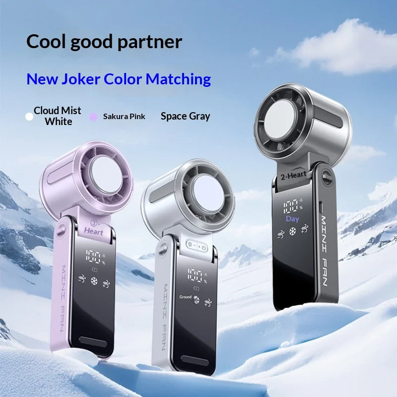 Aura Chill™ Portable Ice-Cooling Handheld Fan