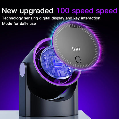 Aura™ Portable Wall-Mounted Fan & Night Light