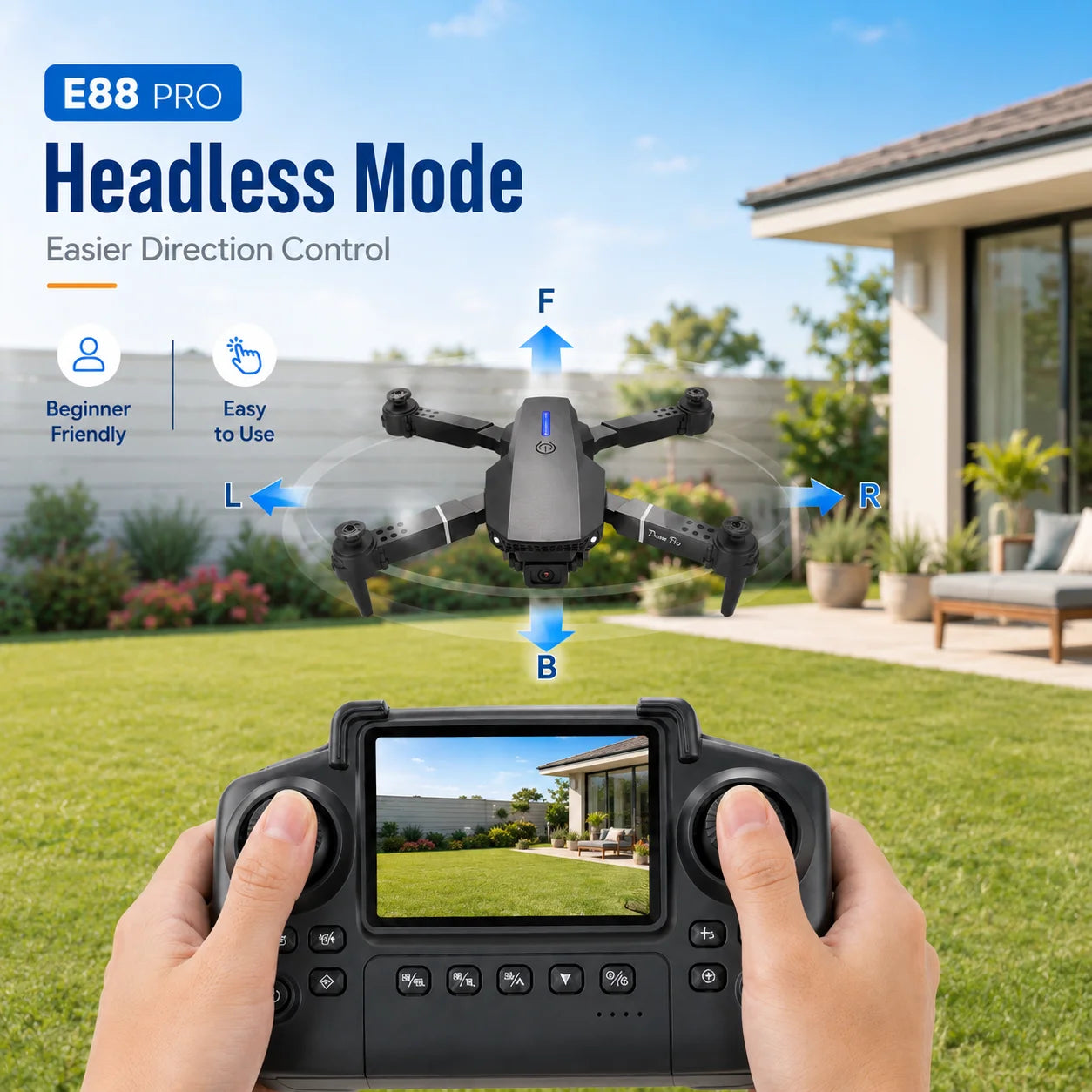 Aura Glide™ Mini FPV Drone with HD Dual Cameras