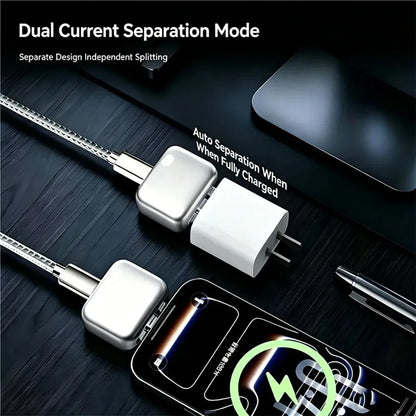 HouseAura™ 140W Smart Auto-Disconnect USB-C Adapter