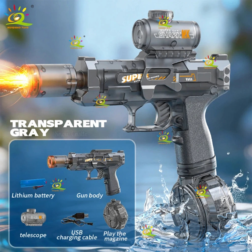 HouseAura™ LED Tactical Electric Water Rifle