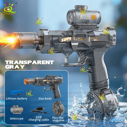 HouseAura™ LED Tactical Electric Water Rifle