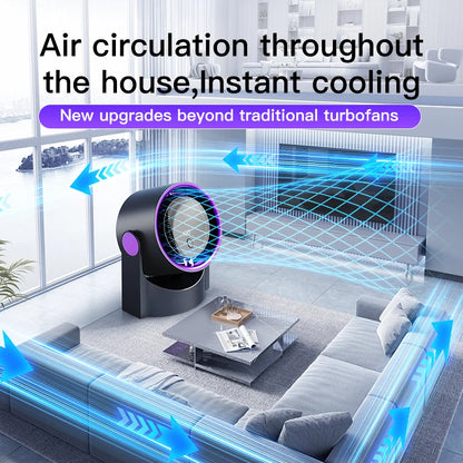 Aura™ Portable Wall-Mounted Fan & Night Light