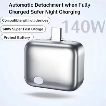 HouseAura™ 140W Smart Auto-Disconnect USB-C Adapter