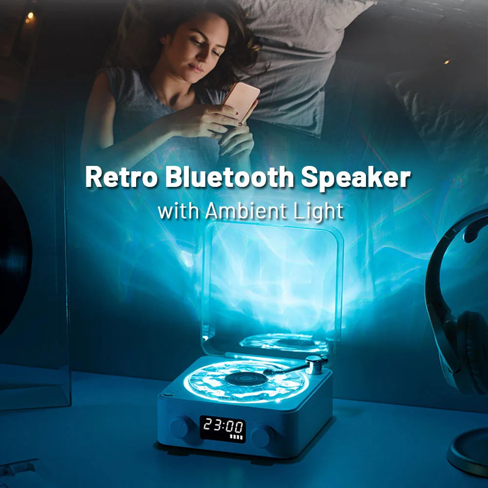 Aura Beats™ Mini Retro Bluetooth Speaker