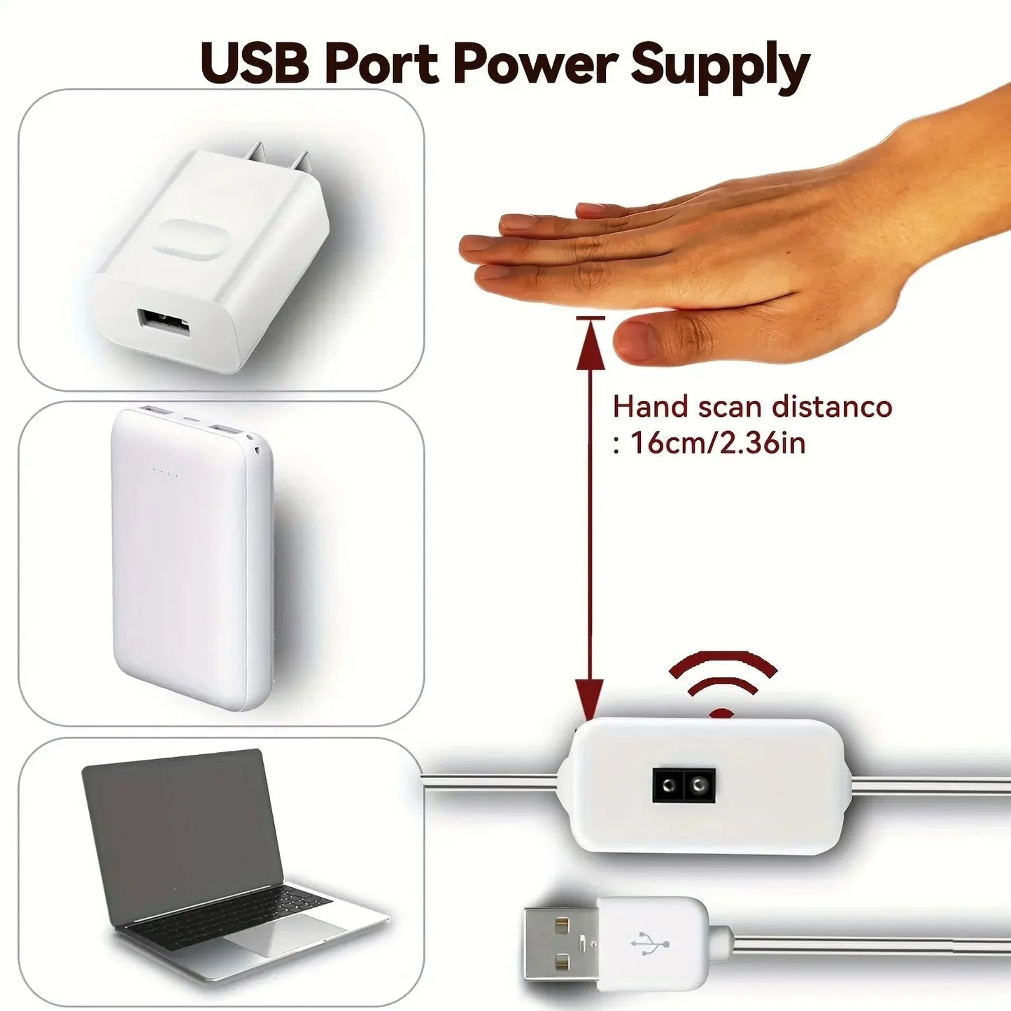 Aura Glow™ Smart Motion-Sensor Light Bar 1M
