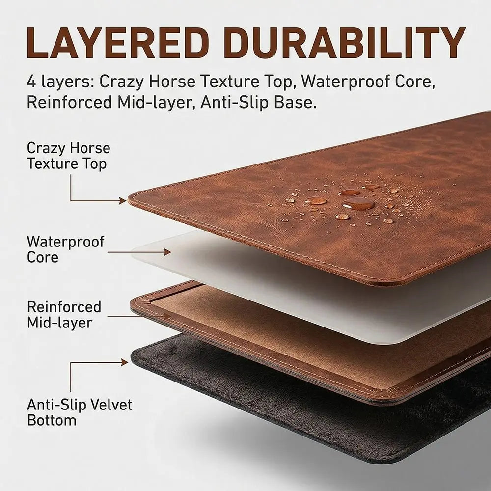 Aura Precision Desk Mat (Waterproof PU Leather)