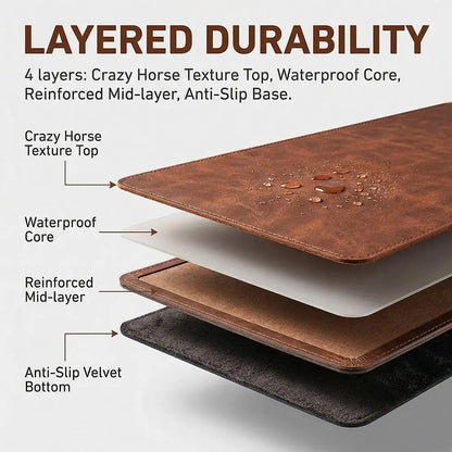 Aura Precision Desk Mat (Waterproof PU Leather)