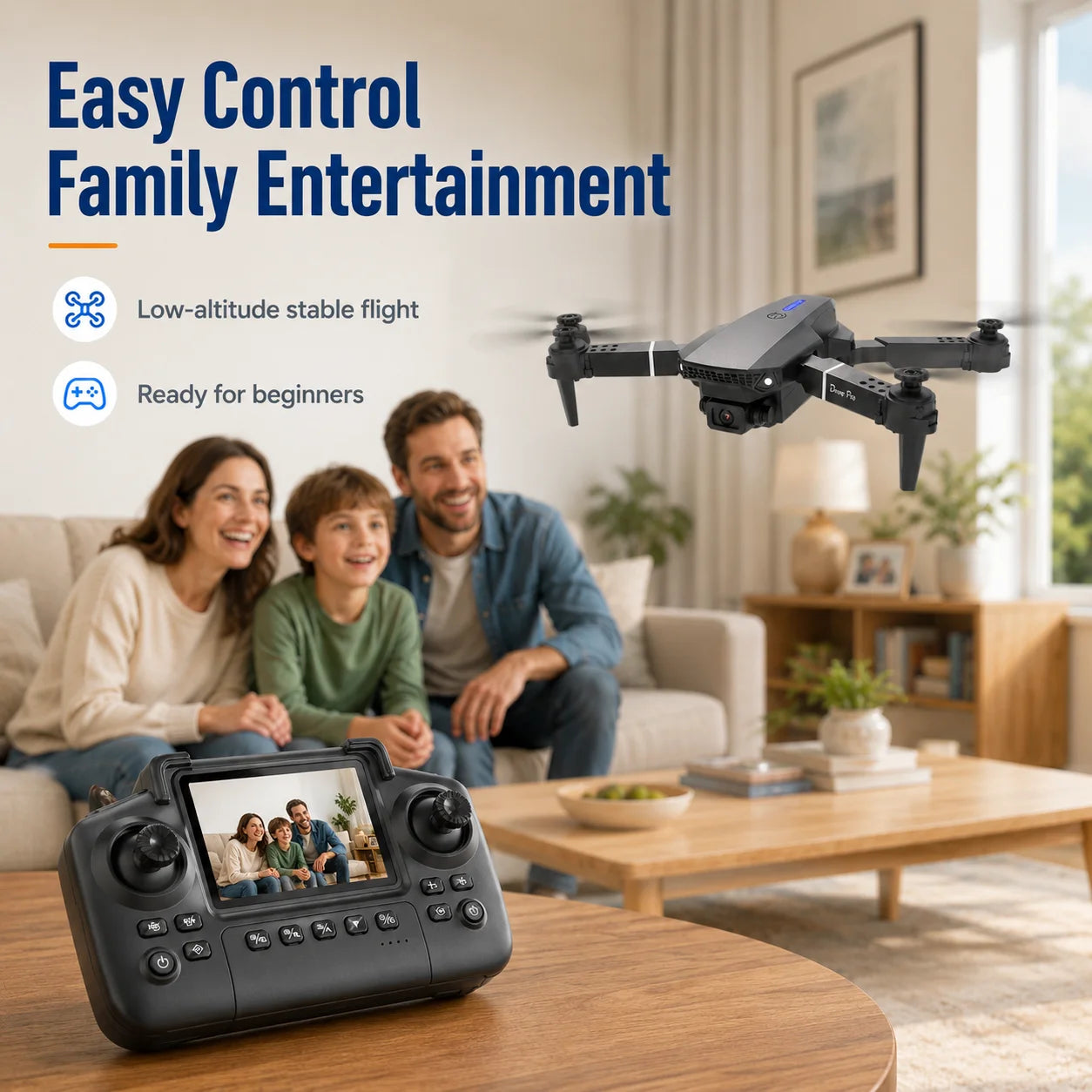 Aura Glide™ Mini FPV Drone with HD Dual Cameras